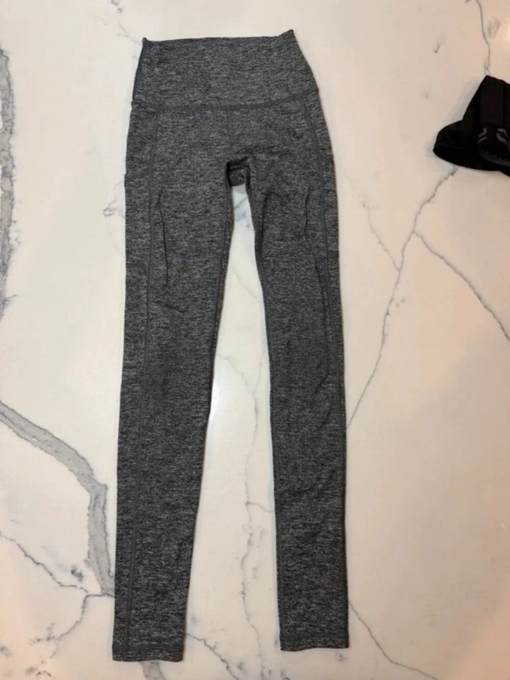 Aerie Gray Marled Chill Play Move Leggings Womens XS